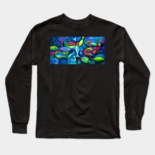 Colourful fish Long Sleeve T-Shirt